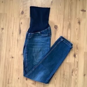 🤰Maternity Full panel jeans, size medium, denim